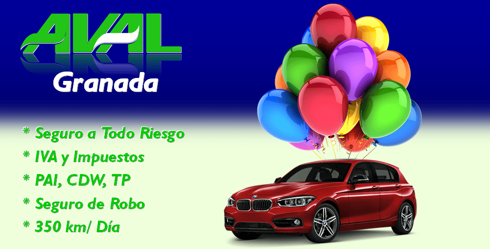 aval rent a car Granada